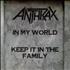 Anthrax In My World CD single UK ANXC5IN01110