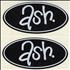 Ash Pair Of Promotional Stickers memorabilia UK A-SMMPA402518