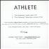 Athlete The Getaway CD-R acetate US ATECRTH527023