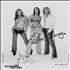 Atomic Kitten Signed Photo - black and white photograph UK AMKPHSI196286