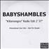 Babyshambles Killamangiro - Radio Edit CD-R acetate UK BB6CRKI308386