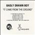 Badly Drawn Boy It Came From the Ground CD-R acetate UK BDWCRIT244837