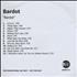 Bardot Bardot CD-R acetate UK BDTCRBA196353