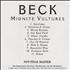 Beck Midnite Vultures - not final master CD-R acetate US B-KCRMI150473