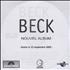 Beck Nouvel Album - Sea Change CD-R acetate French B-KCRNO241154