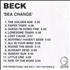 Beck Sea Change CD-R acetate UK B-KCRSE513965