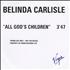 Belinda Carlisle All God's Children CD-R acetate UK CARCRAL146585