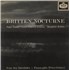 Benjamin Britten Britten: Nocturne/ Four Sea Interludes and Passacaglia vinyl LP UK