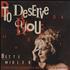 Bette Midler To Deserve You CD single US BMIC5TO255233