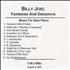 Billy Joel Fantasies And Delusions - Music For Solo Piano CD-R acetate US BLYCRFA246112