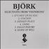 Bj�rk Selections From Vespertine CD-R acetate US BJKCRSE185704