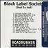 Black Label Society Shot To Hell CD-R acetate US AKSCRSH491691