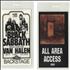 Black Sabbath Pair Of Tour Laminates tour pass US BLKTPPA462519