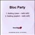 Bloc Party Kettling CD-R acetate UK BB5CRKE579709