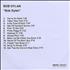 Bob Dylan Bob Dylan CD-R acetate UK DYLCRBO334223