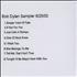 Bob Dylan Sampler 8/25/00 CD-R acetate US DYLCRSA328879