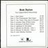 Bob Dylan The Original Mono Recordings CD-R acetate US DYLCRTH524663