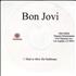 Bon Jovi Dead Or Alive CD-R acetate US BONCRDE252673