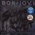 Bon Jovi Slippery When Wet -  2 Stickers vinyl LP UK BONLPSL779242