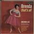 Brenda Lee Brenda, That's All vinyl LP UK B-LLPBR618921
