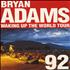 Bryan Adams Waking Up The World Tour '92 tour programme Japanese ADATRWA47090
