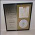 Celine Dion Falling Into You award disc Austrian CELAWFA135103