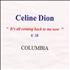 Celine Dion It's All Coming Back To Me Now CD-R acetate Dutch CELCRIT83958