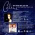 Celine Dion My Heart Will Go On CD single US CELC5MY101667