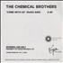 Chemical Brothers Come With Us CD-R acetate UK CCBCRCO472907