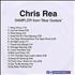 Chris Rea Sampler from Blue Guitars CD-R acetate UK REACRSA341529