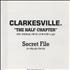 Clarkesville Secret File CD-R acetate Japanese CA4CRSE322556