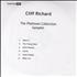 Cliff Richard The Platinum Collection Sampler CD-R acetate UK RICCRTH344431