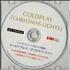 Coldplay Christmas Lights + Press Release CD-R acetate Japanese DPYCRCH552494