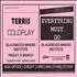 Coldplay Concert Flyer handbill UK DPYHBCO319284