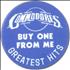 Commodores Greatest Hits badge UK CMMBGGR420140
