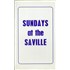 Cream Sundays At The Saville tour programme UK CRMTRSU508465