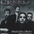Creed What's This Life For CD single US E-DC5WH333741
