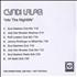 Cyndi Lauper Into The Nightlife CD-R acetate UK LAUCRIN448848