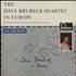 Dave Brubeck The Dave Brubeck Quartet In Europe vinyl LP Dutch DBRLPTH751567