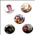 David Bowie Album Badge Set badge UK BOWBGAL347380