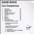 David Bowie Live Compilation CD-R acetate US BOWCRLI369765