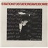 David Bowie Station To Station - CBS Contract Pressing LP UNITED KINGDOM BOWLPST894096