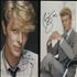 David Bowie Two Signed Programme Pages memorabilia UK BOWMMTW568255