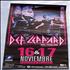 Def Leppard Auditorio Nacional poster Mexican DEFPOAU348289