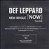 Def Leppard Now CD-R acetate Japanese DEFCRNO222616