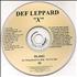 Def Leppard X CD-R acetate US DEFCRX221549