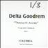 Delta Goodrem Throw It Away CD-R acetate UK DAGCRTH418585
