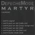 Depeche Mode Martyr CD-R acetate UK DEPCRMA423511