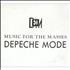 Depeche Mode Music For The Masses CD album French DEPCDMU00299