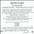 Destiny's Child Get On The Bus CD single US DCHC5GE520609